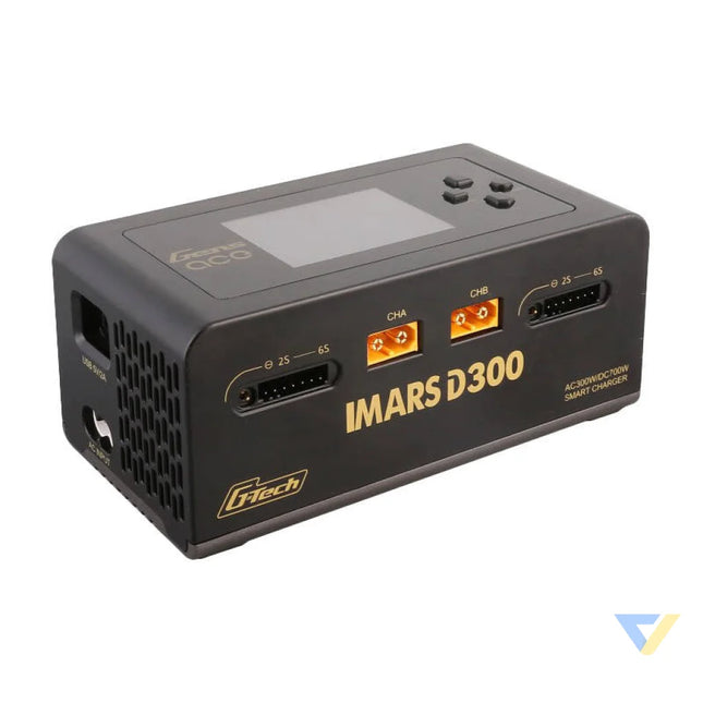 Gens Ace IMARS D300 G Tech Channel AC/DC 300W/700W RC Battery Charger EU Black Chargers