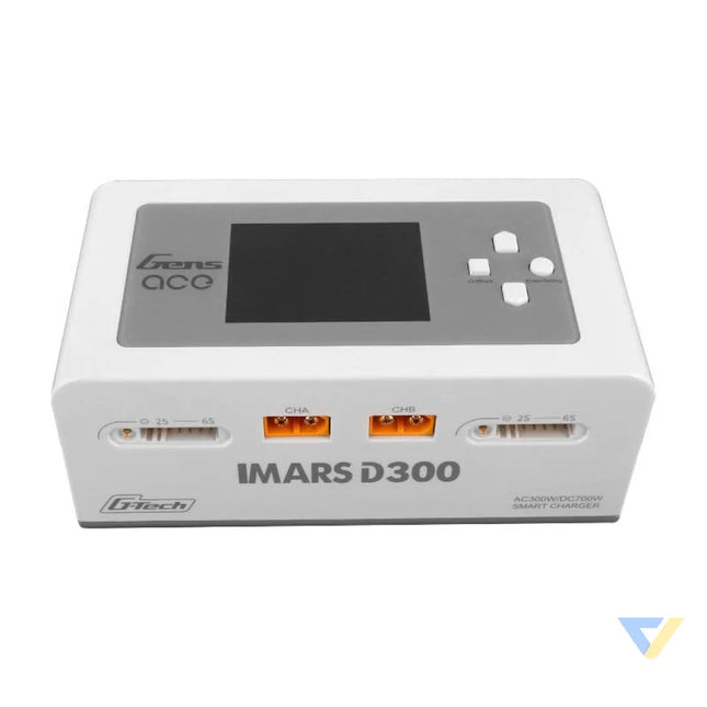 Gens Ace IMARS D300 G Tech Channel AC/DC 300W/700W RC Battery Charger EU White Chargers