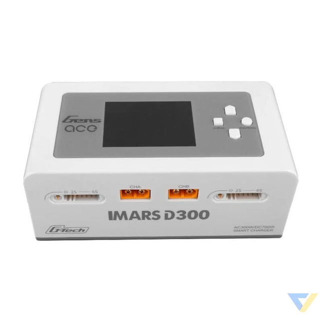Gens Ace IMARS D300 G Tech Channel AC/DC 300W/700W RC Battery Charger EU White Chargers