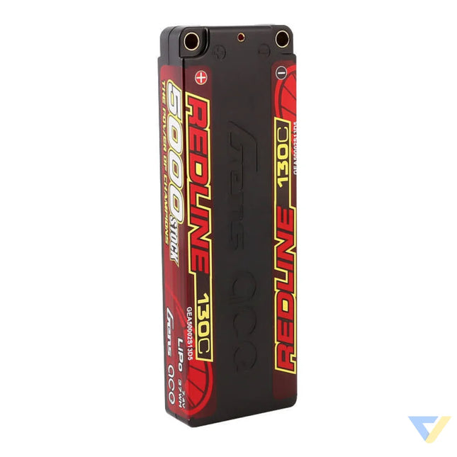 Gens ace Redline Series 5000mAh 7.4V 130C 2S1P HardCase 56# HV Lipo Battery Lithium and NiMH