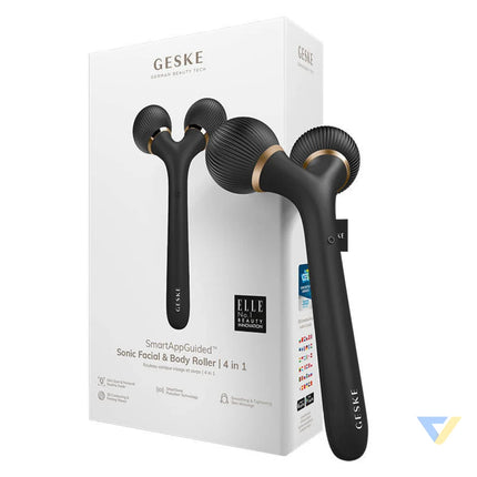 Geske 4 in 1 face and body sonic roller with Application (gray) Massagers