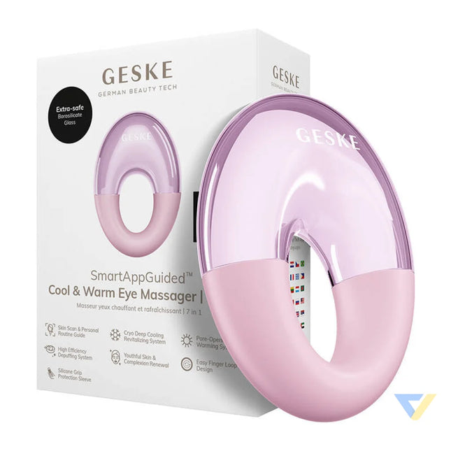 Geske Cool & Warm Eye Massager 7 in 1 (pink) Massagers