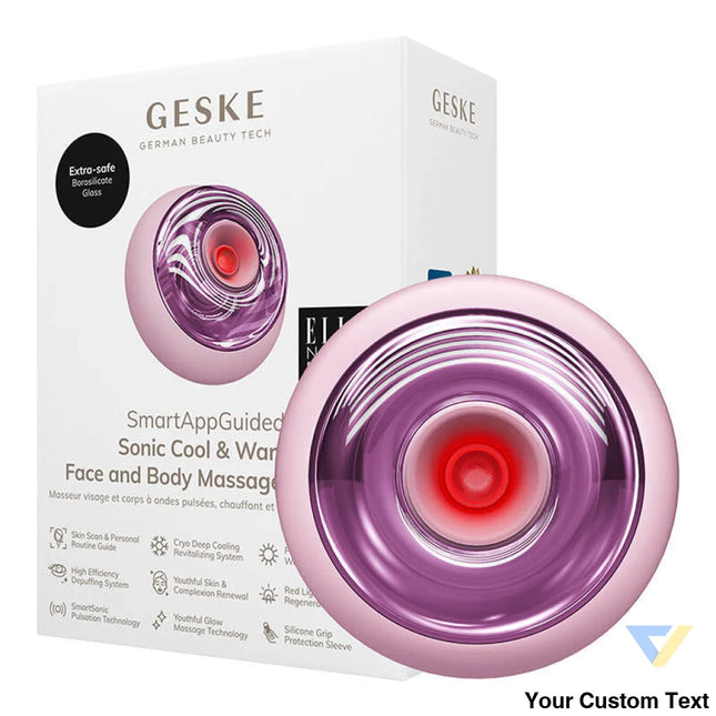 Geske Sonic Cool & Warm Face & Body Massager 9in1 (pink) Massagers