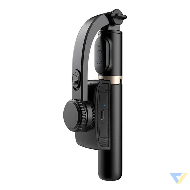 Gimbal/stand with light APEXEL Q08d (black) Tripods and ring lights