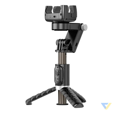 Gimbal/stand with light APEXEL Q18 (black) Tripods and ring lights