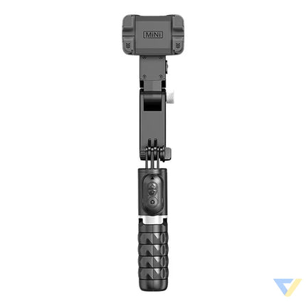 Gimbal/stand with light APEXEL Q18 (black) Tripods and ring lights