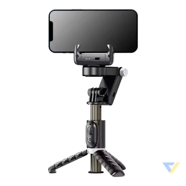 Gimbal/stand with light APEXEL Q18 (black) Tripods and ring lights