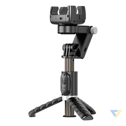 Gimbal/stand with light APEXEL Q18 (black) Tripods and ring lights