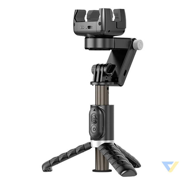 Gimbal/stand with light APEXEL Q18 (black) Tripods and ring lights
