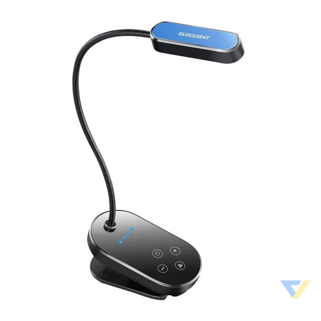 Glocusent Mini wireless light GLCSNTBL004 with clip black Desk and night lamps