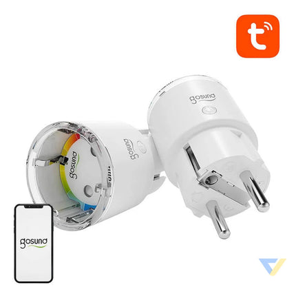 Gosund EP2 WiFi smart socket 2 pieces (two pack) 10A Tuya Power plugs