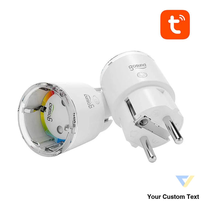Gosund EP2 WiFi smart socket 2 pieces (two pack) 10A Tuya Power plugs