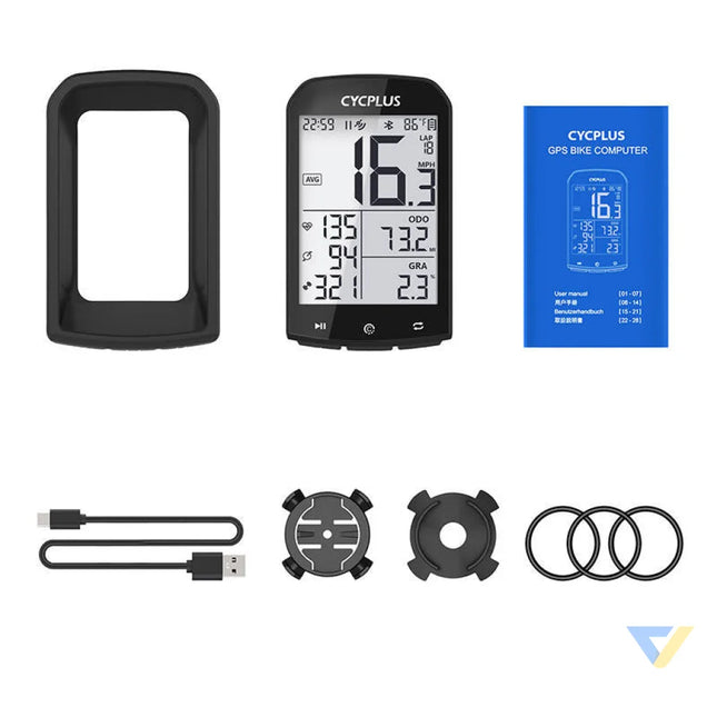 GPS bike computer Cycplus M1 compatibile with Strava Trainingpeaks etc. Bicycle computers