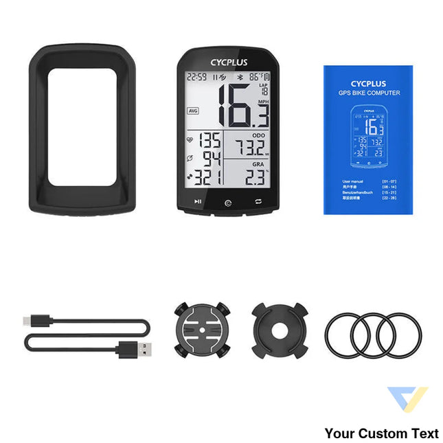 GPS bike computer Cycplus M1 compatibile with Strava Trainingpeaks etc. Bicycle computers