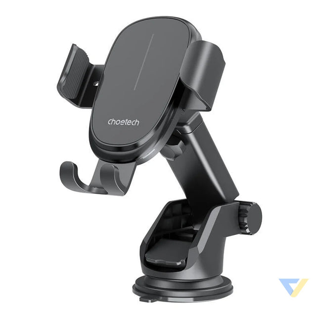Gravity car holder with charger Choetech T203 F 15W (black) Phone holders