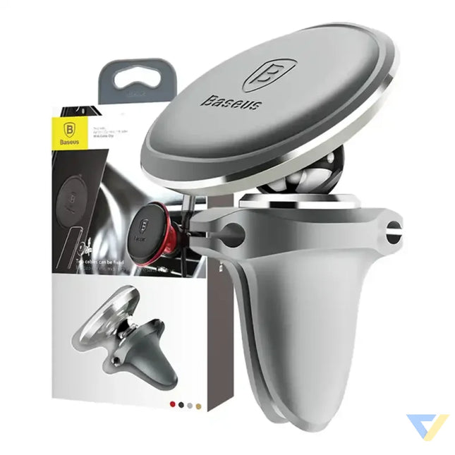 Gravity car mount for air vent Baseus (silver) Phone holders