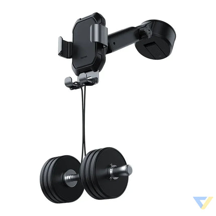 Gravity car mount for Baseus Tank phone with suction cup (black) Phone holders