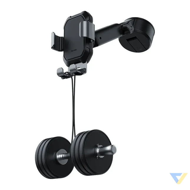 Gravity car mount for Baseus Tank phone with suction cup (black) Phone holders