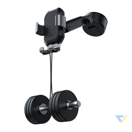 Gravity car mount for Baseus Tank phone with suction cup (black) Phone holders