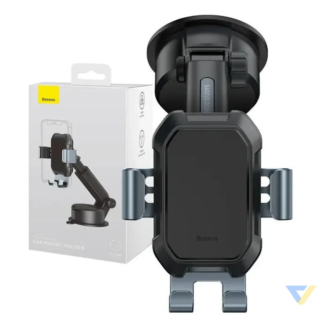 Gravity car mount for Baseus Tank phone with suction cup (black) Phone holders