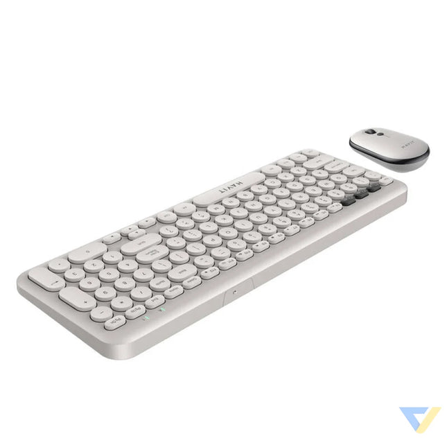 Havit KB254GCM wireless 2-in-1 gaming set keyboard + mouse (gray) (QWERTY) Sets