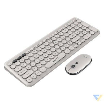 Havit KB254GCM wireless 2-in-1 gaming set keyboard + mouse (gray) (QWERTY) Sets
