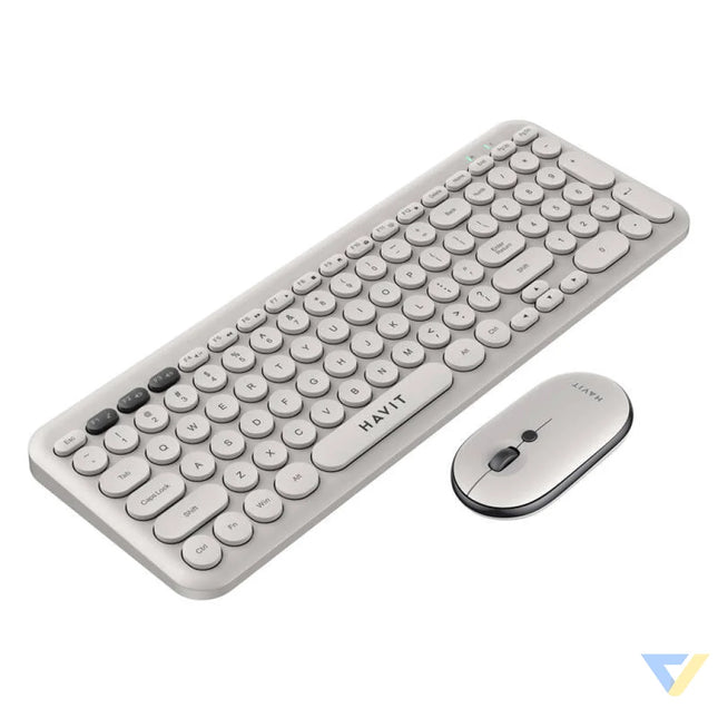 Havit KB254GCM wireless 2-in-1 gaming set keyboard + mouse (gray) (QWERTY) Sets