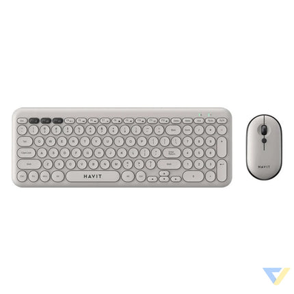 Havit KB254GCM wireless 2-in-1 gaming set keyboard + mouse (gray) (QWERTY) Sets