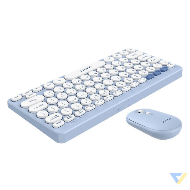Havit KB279GCM wireless 2-in-1 gaming set keyboard + mouse (blue) (QWERTY) Sets