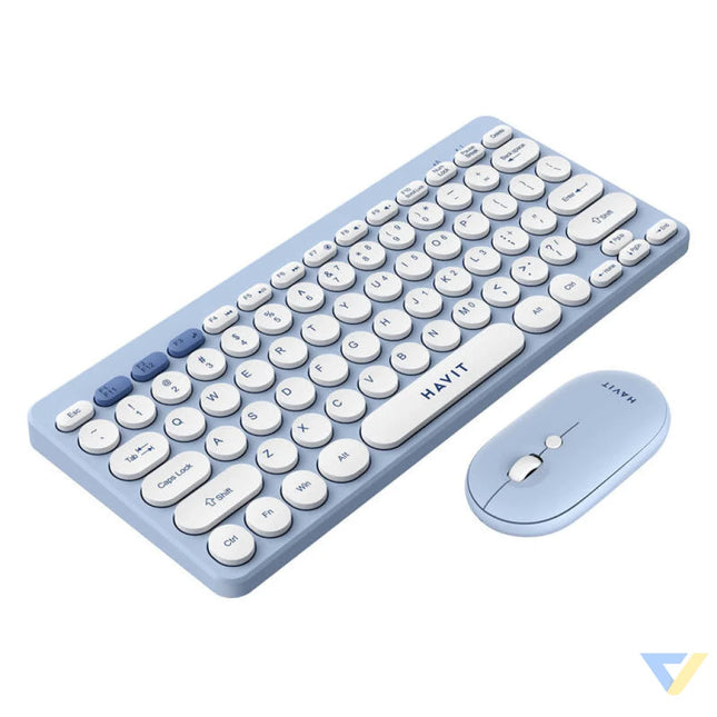 Havit KB279GCM wireless 2-in-1 gaming set keyboard + mouse (blue) (QWERTY) Sets