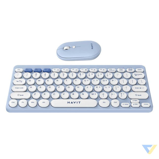 Havit KB279GCM wireless 2-in-1 gaming set keyboard + mouse (blue) (QWERTY) Sets