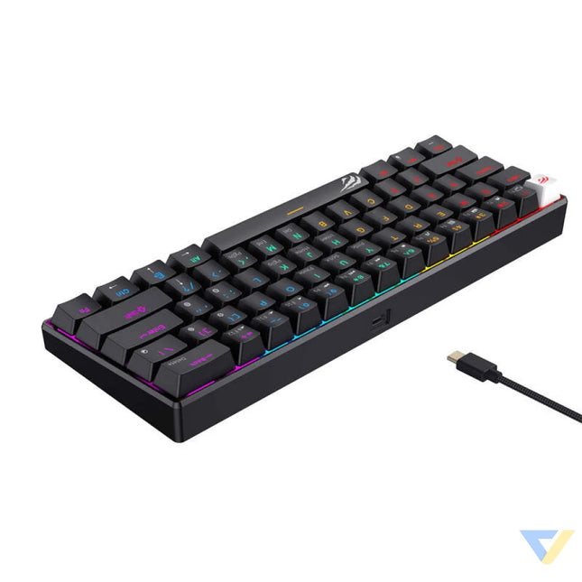 Havit KB903L wired mechanical / gaming RGB keyboard (black) (QWERTY) Wired
