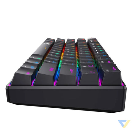 Havit KB903L wired mechanical / gaming RGB keyboard (black) (QWERTY) Wired