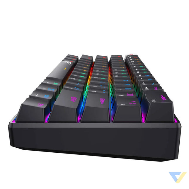 Havit KB903L wired mechanical / gaming RGB keyboard (black) (QWERTY) Wired