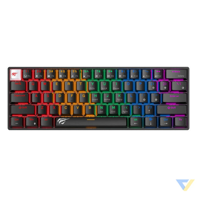 Havit KB903L wired mechanical / gaming RGB keyboard (black) (QWERTY) Wired
