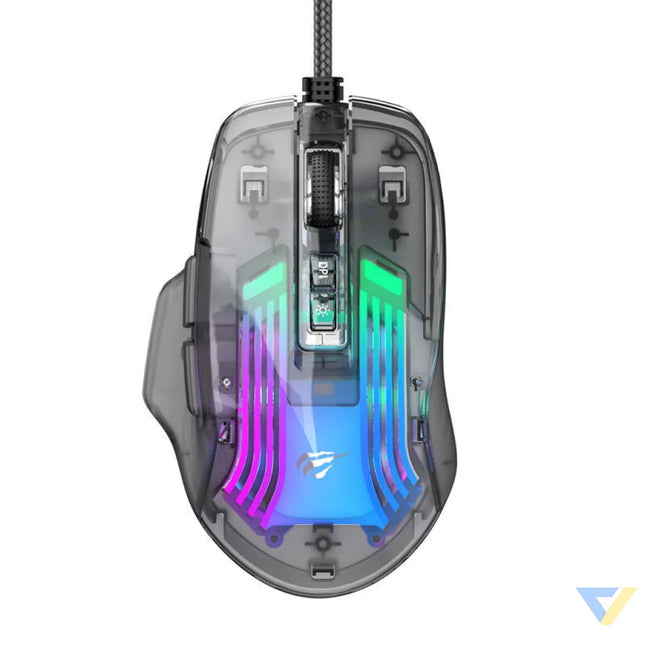 Havit MS1011SE wired gaming mouse (transparent/black) Wired