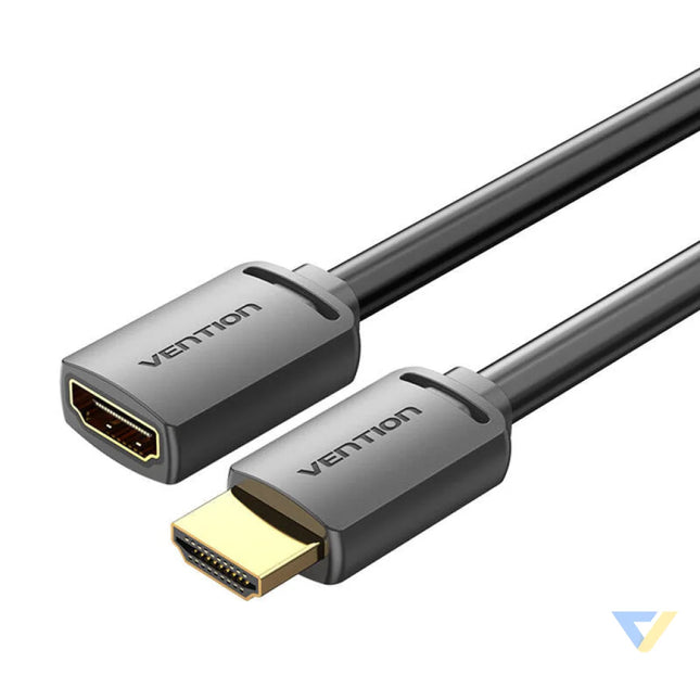 HDMI 2.0 Male to HDMI 2.0 Female Extension Cable Vention AHCBD 0,5m 4K 60Hz (Black) Video cables