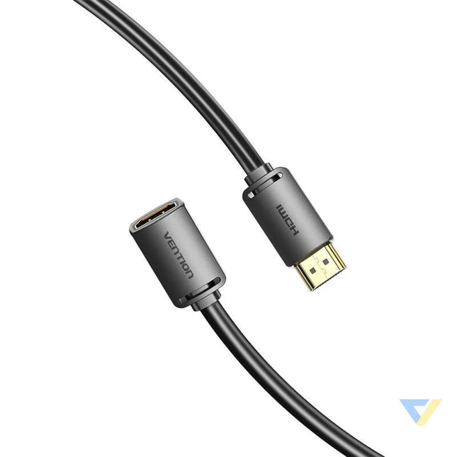 HDMI 2.0 Male to HDMI 2.0 Female Extension Cable Vention AHCBD 0,5m 4K 60Hz (Black) Video cables