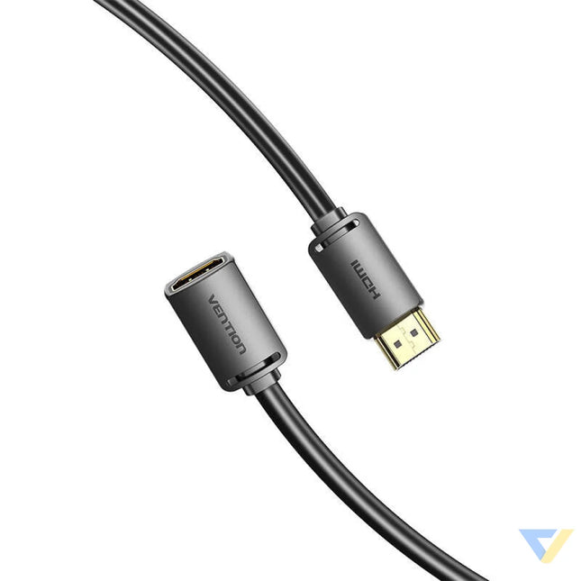 HDMI 2.0 Male to HDMI 2.0 Female Extension Cable Vention AHCBD 0,5m 4K 60Hz (Black) Video cables