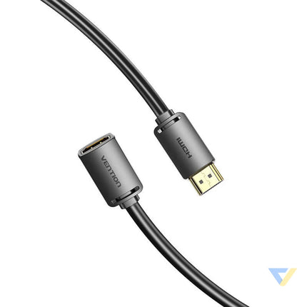 HDMI 2.0 Male to HDMI 2.0 Female Extension Cable Vention AHCBH 2m 4K 60Hz (Black) Video cables