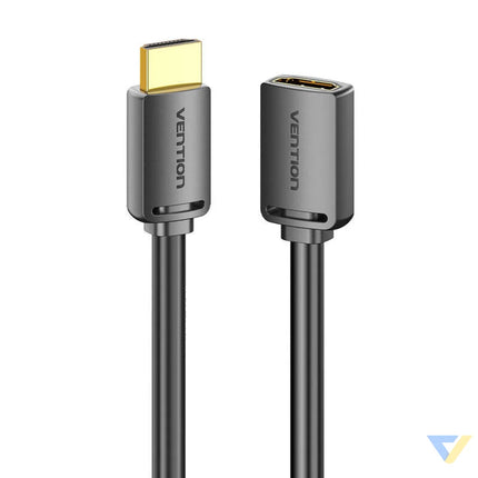 HDMI 2.0 Male to HDMI 2.0 Female Extension Cable Vention AHCBH 2m 4K 60Hz (Black) Video cables