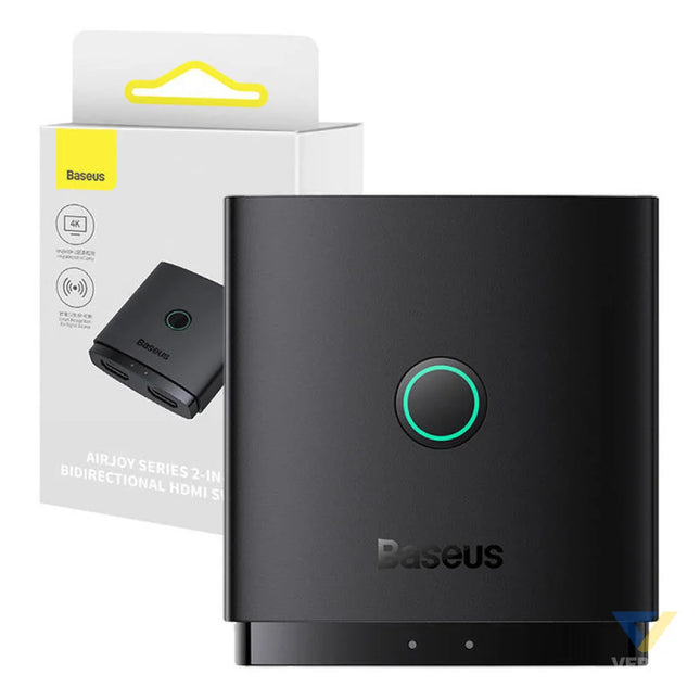 HDMI Switch Baseus Cluster Black Adapters connectors and converters