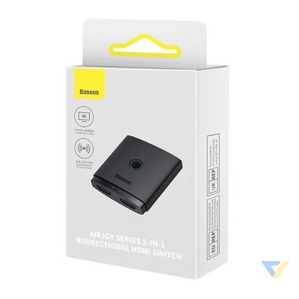 HDMI Switch Baseus Cluster Black Adapters connectors and converters