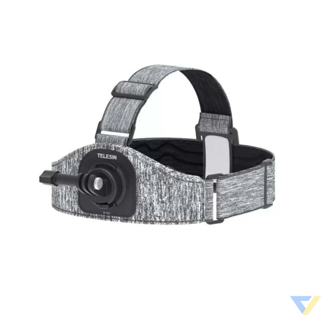 Headband Telesin with two sport camera mounts (GP HMS T06) Booms and selfie sticks