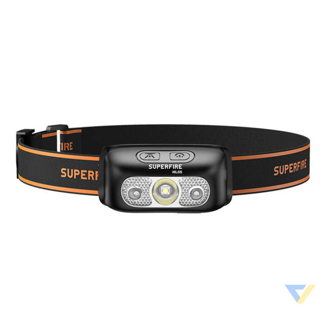 Headlamp Superfire HL05 E 120lm USB Head flashlights