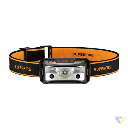 Headlamp Superfire HL05 K – 120lm 100m 7 modes Head flashlights