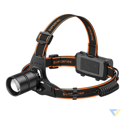 Headlamp Superfire HL71 – 500lm USB 5 modes Head flashlights