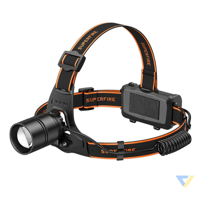 Headlamp Superfire HL71 – 500lm USB 5 modes Head flashlights