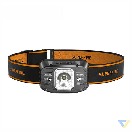 Headlamp Superfire HL75 X – 220lm USB 7 modes 120m Head flashlights