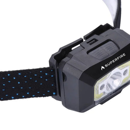 Headlamp Superfire X30 – 340lm USB 5 modes 130m Head flashlights